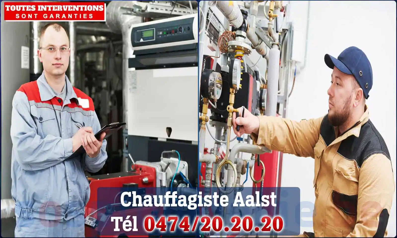 Chauffagiste agréé à Aalst 9300