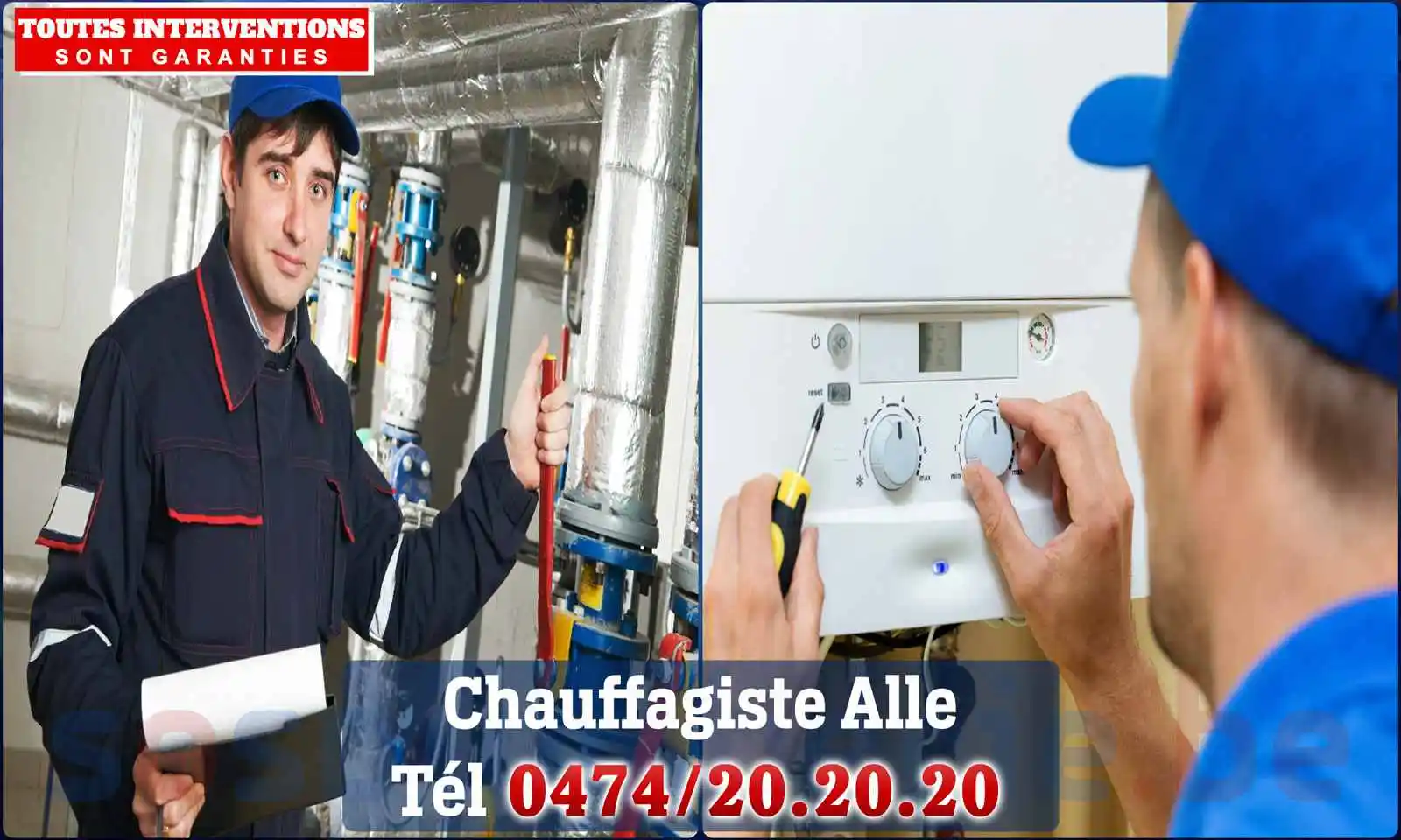 Chauffagiste agréé à Alle 5550