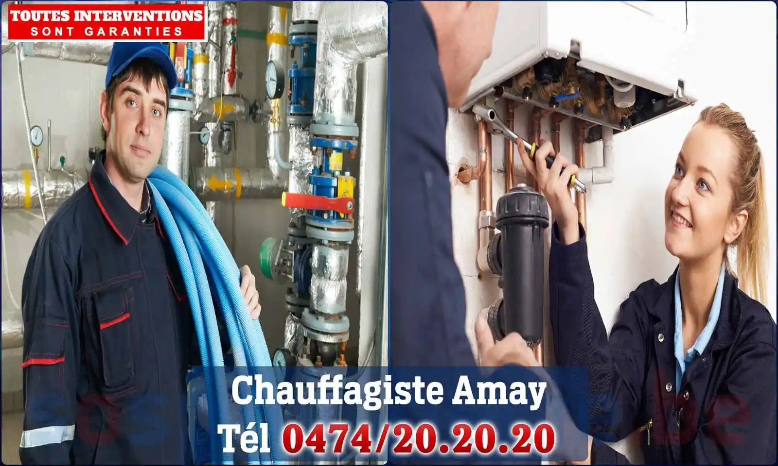 Chauffagiste agréé à Amay 4540