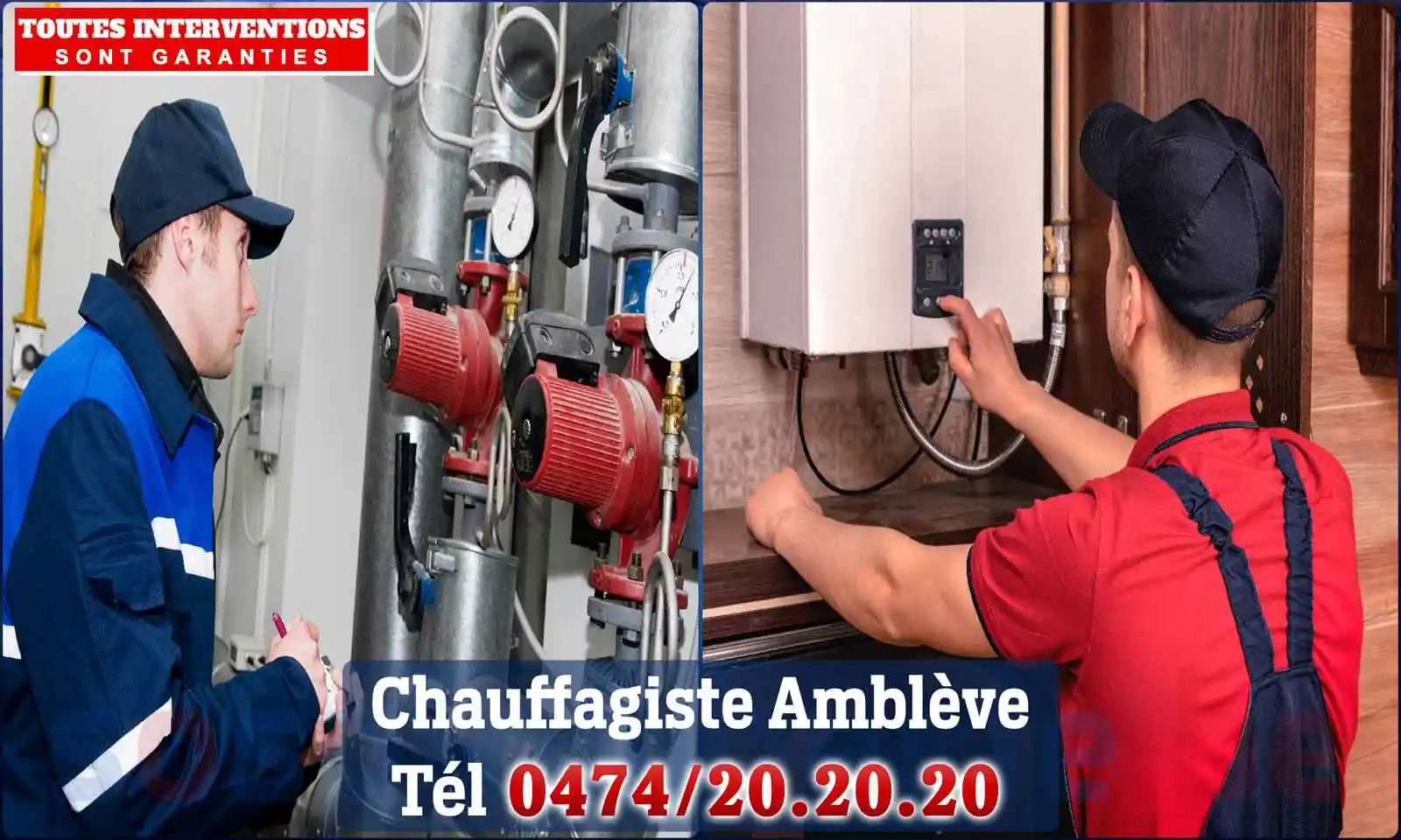 Chauffagiste agréé à Amblève 4770
