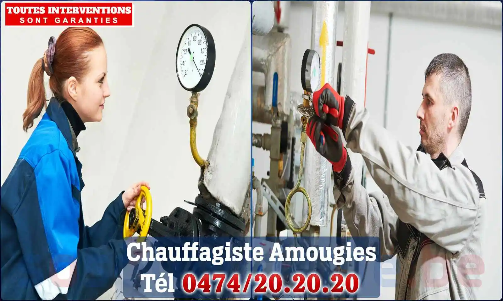 Chauffagiste agréé à Amougies 7750