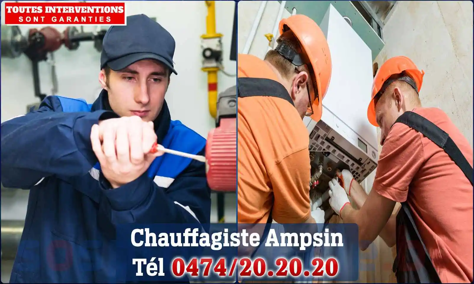 Chauffagiste agréé à Ampsin 4540