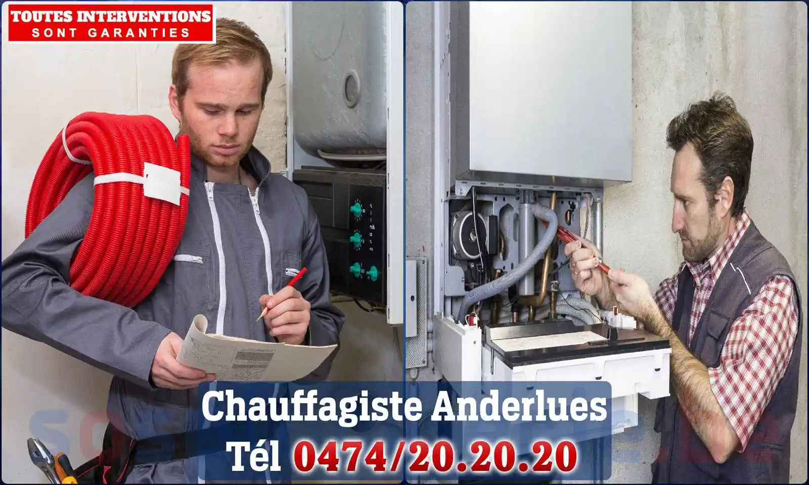 Chauffagiste agréé à Anderlues 6150