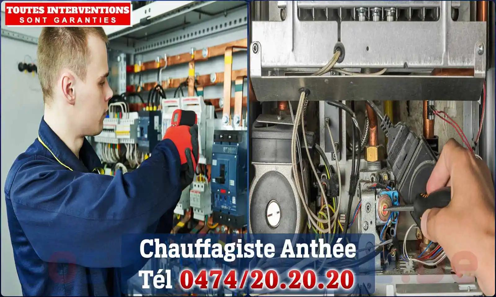 Chauffagiste agréé à Anthée 5520