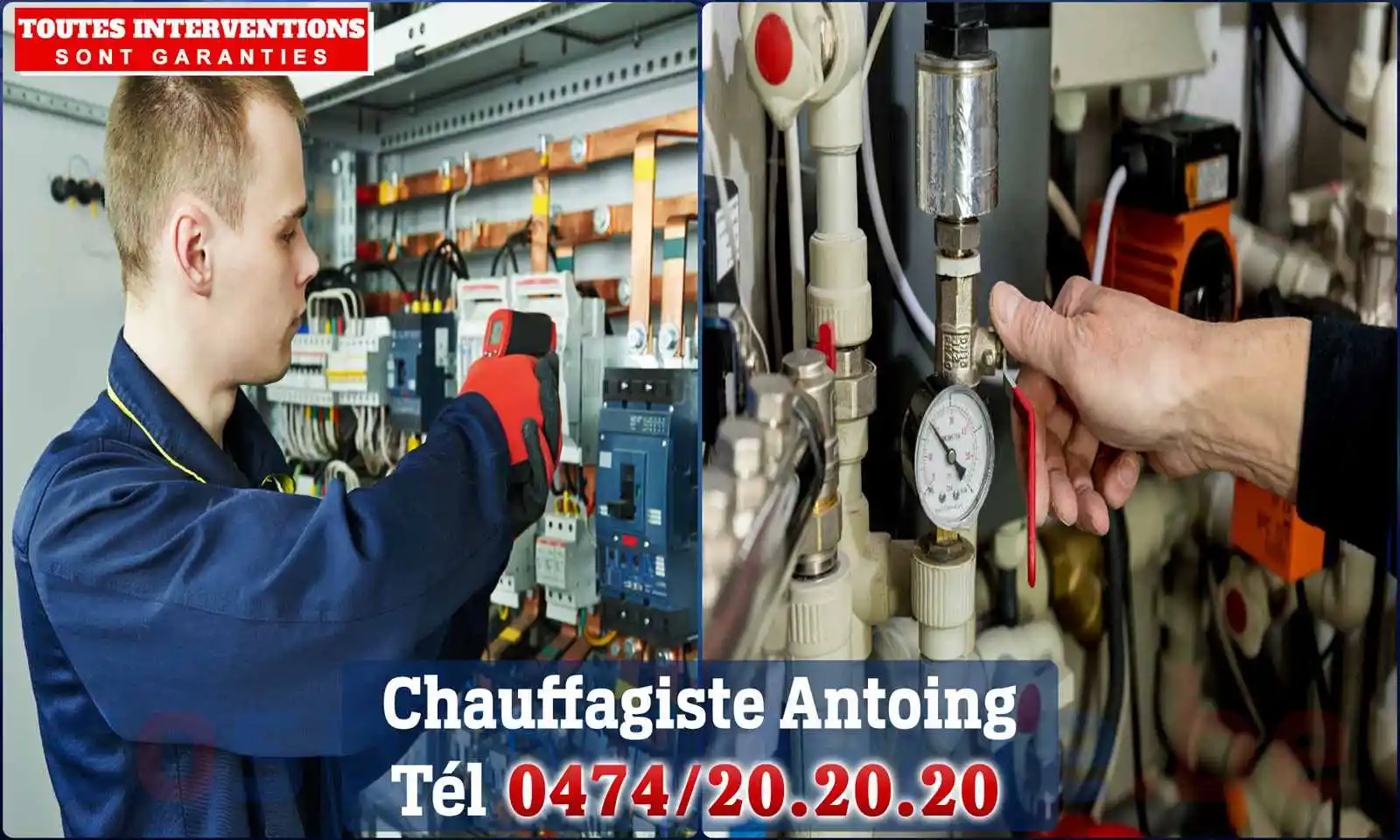 Chauffagiste agréé à Antoing 7640