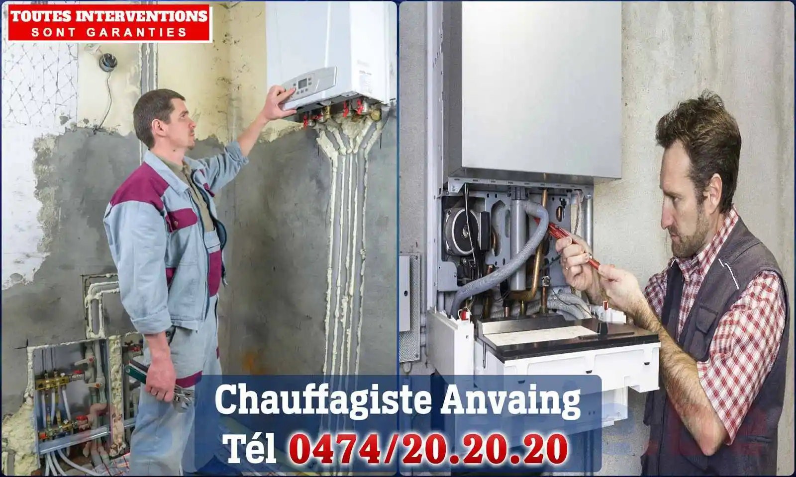 Chauffagiste agréé à Anvaing 7910