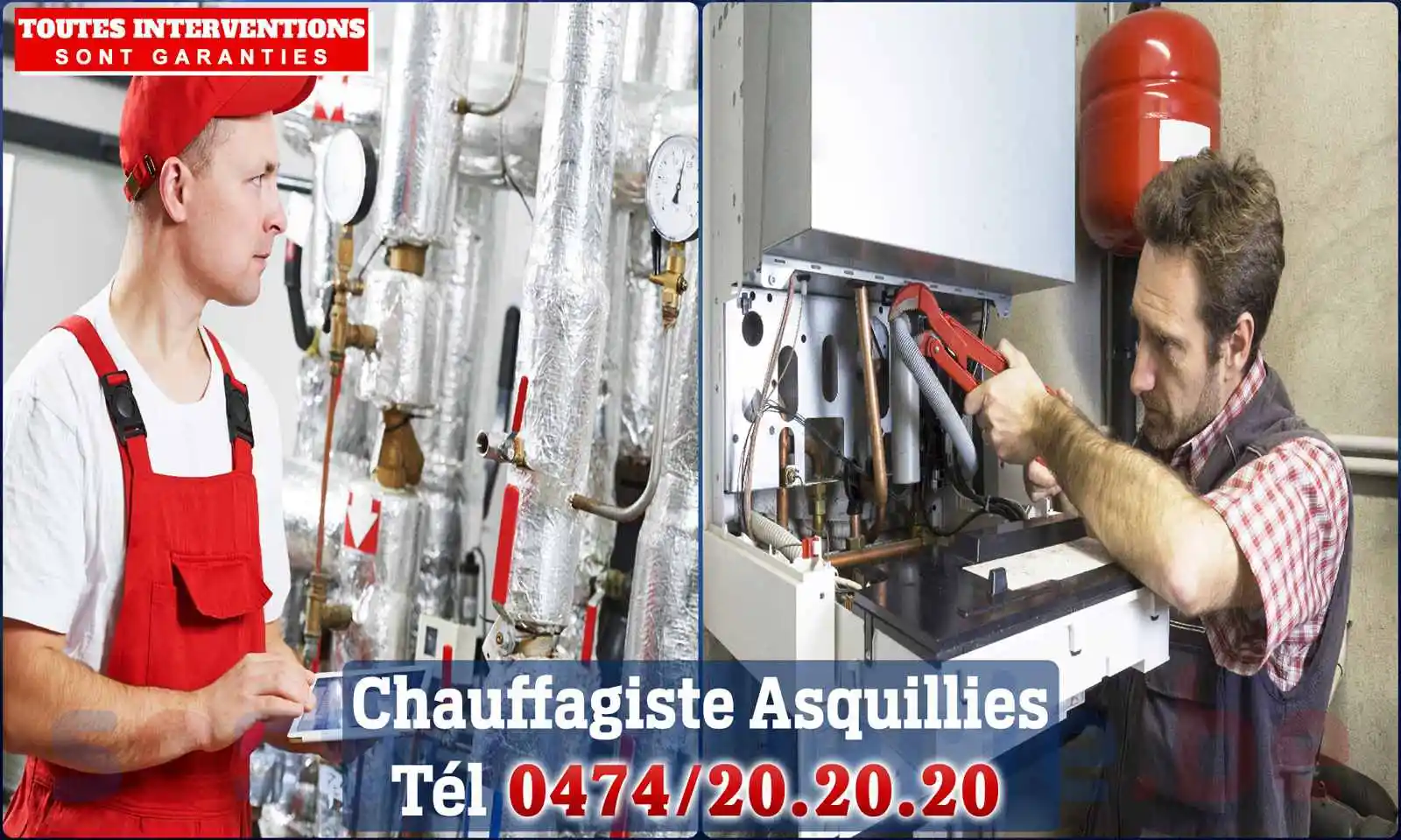 Chauffagiste agréé à Asquillies 7040