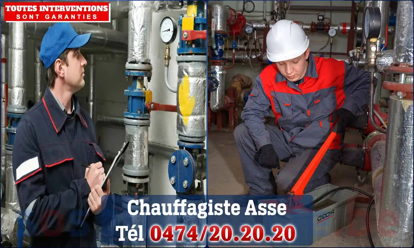 Chauffagiste agréé à Asse 1730