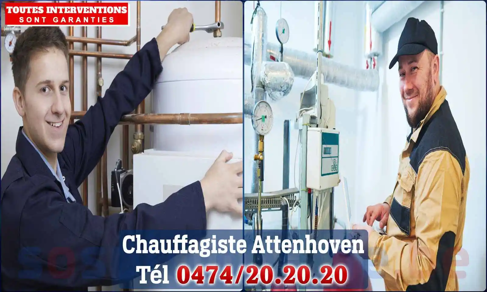 Chauffagiste agréé à Attenhoven 3404