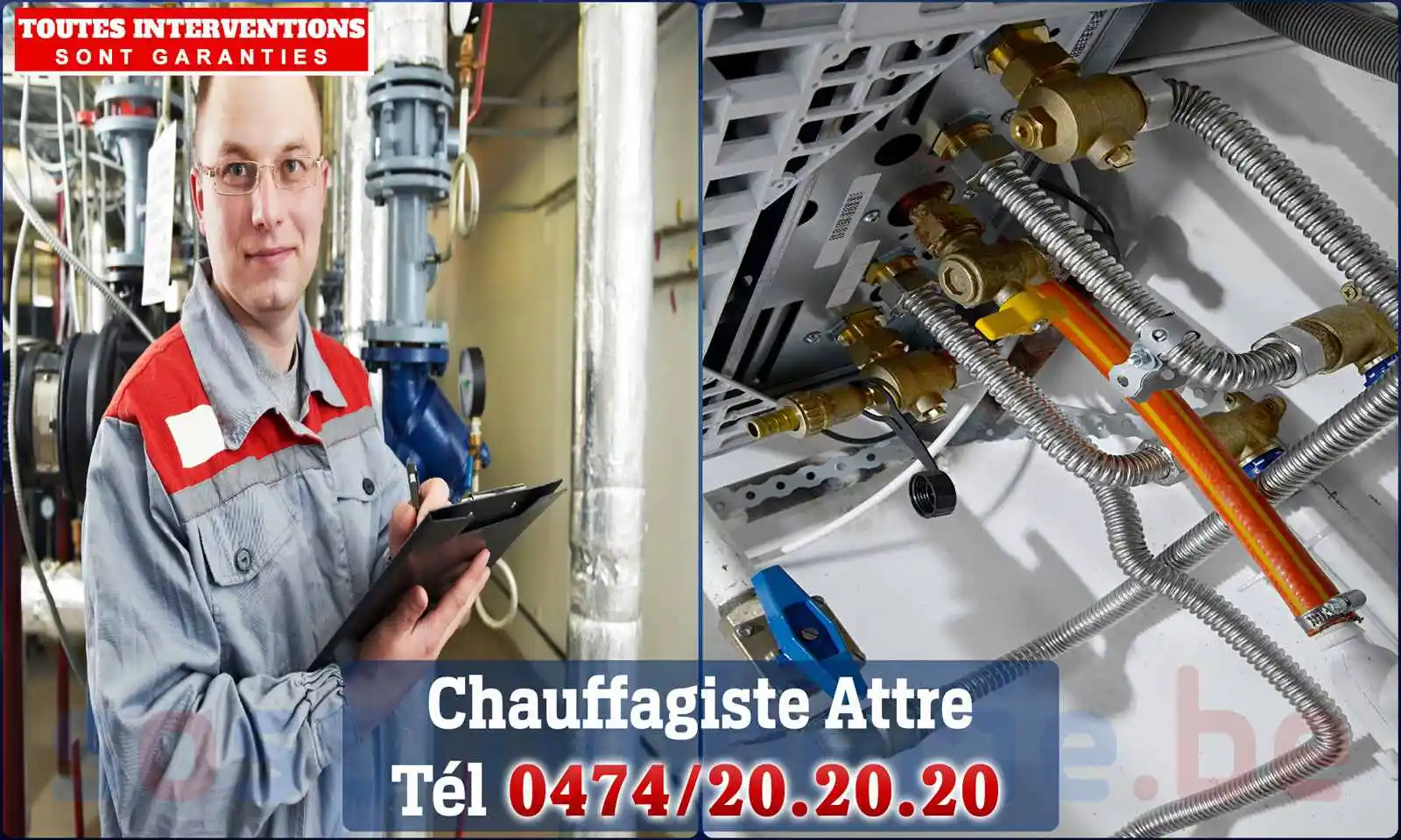 Chauffagiste agréé à Attre 7941