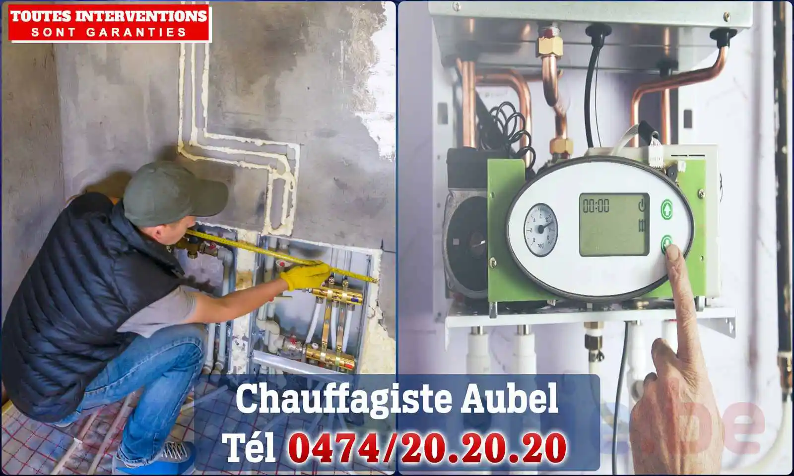 Chauffagiste agréé à Aubel 4880