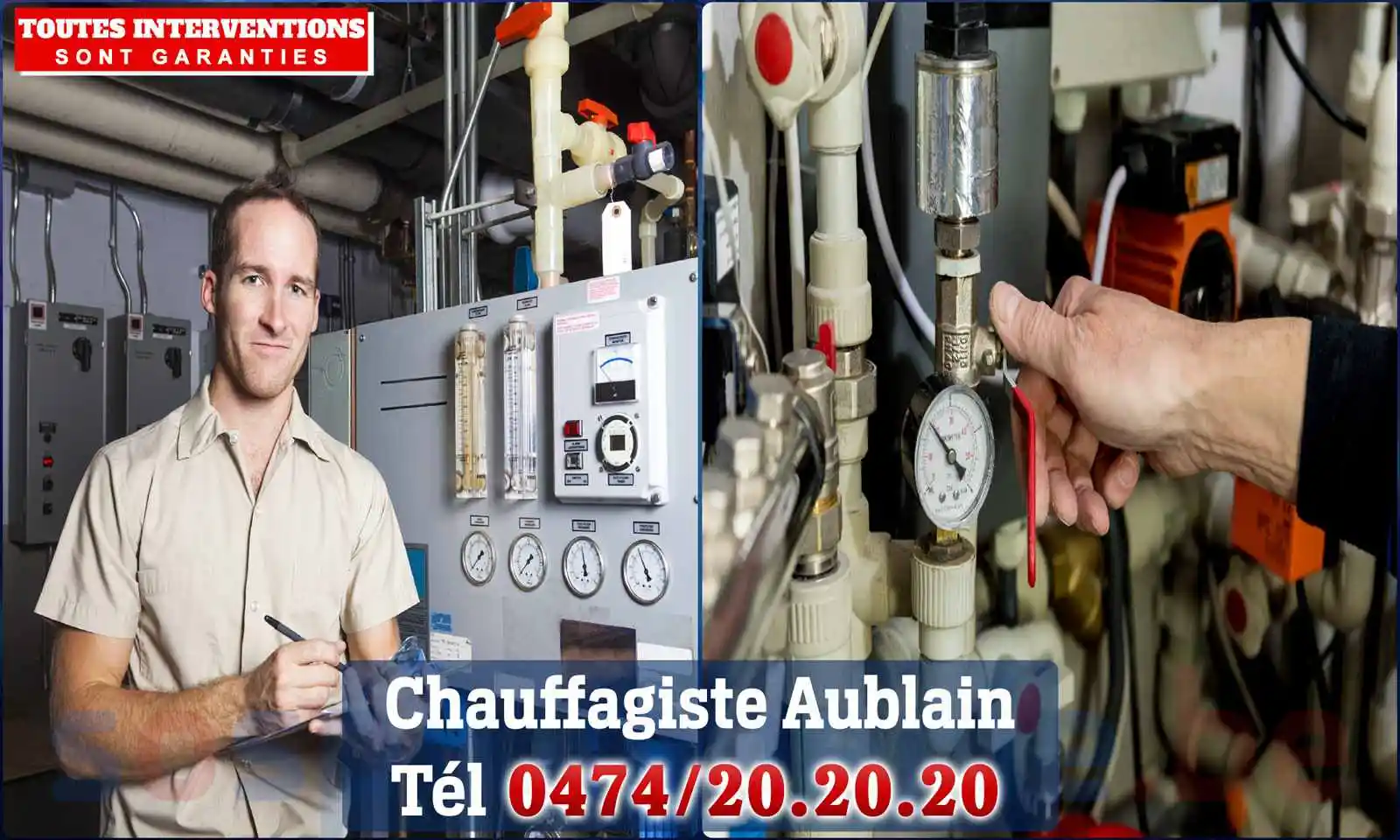 Chauffagiste agréé à Aublain 5660