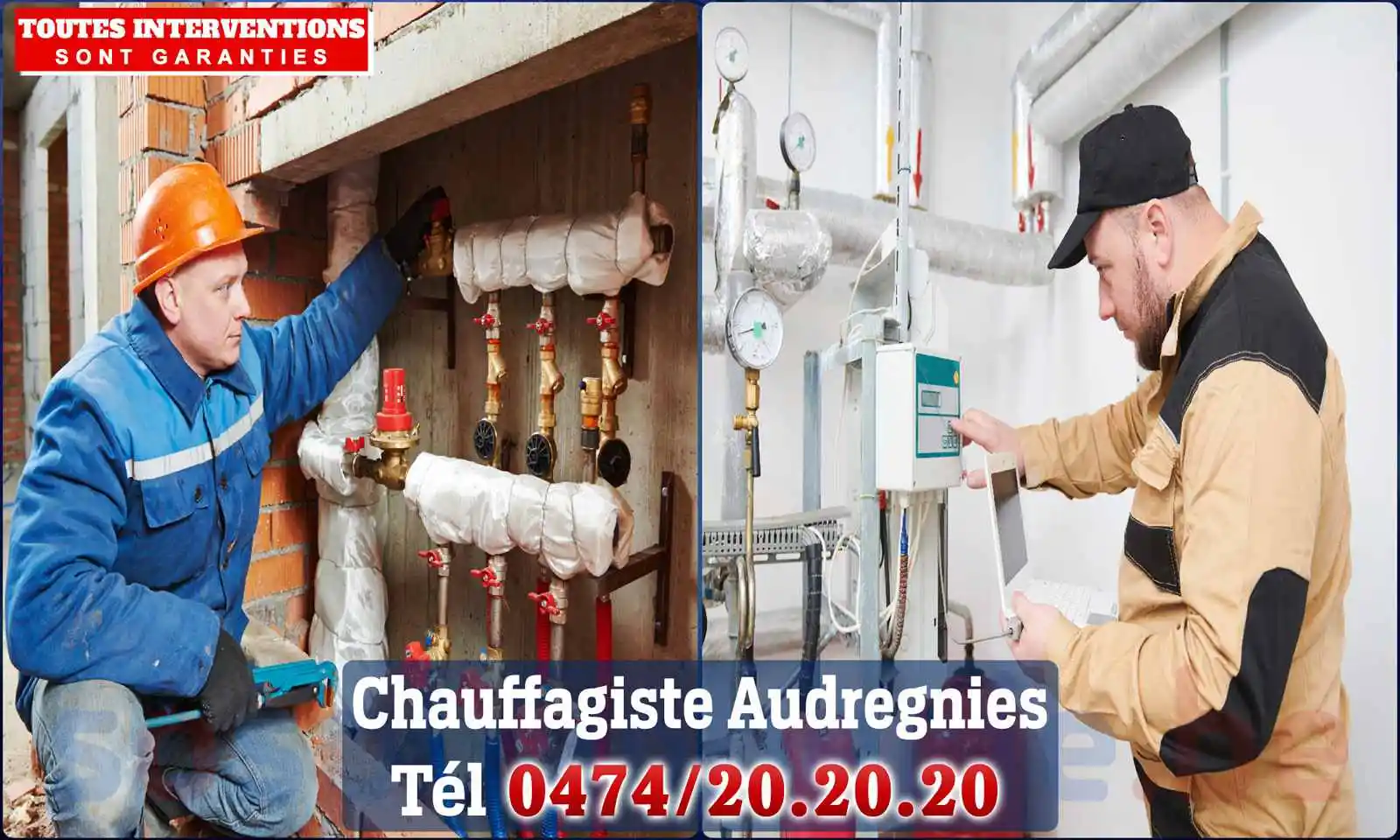 Chauffagiste agréé à Audregnies 7382
