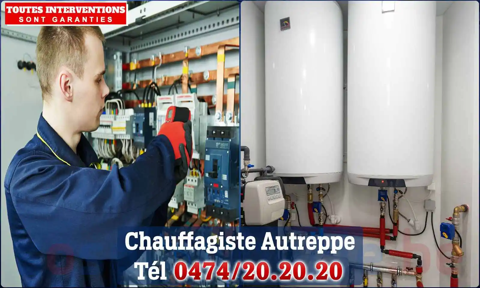 Chauffagiste agréé à Autreppe 7387