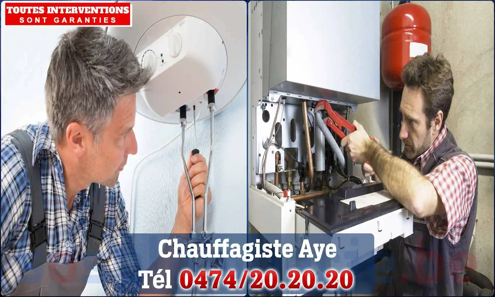 Chauffagiste agréé à Aye 6900