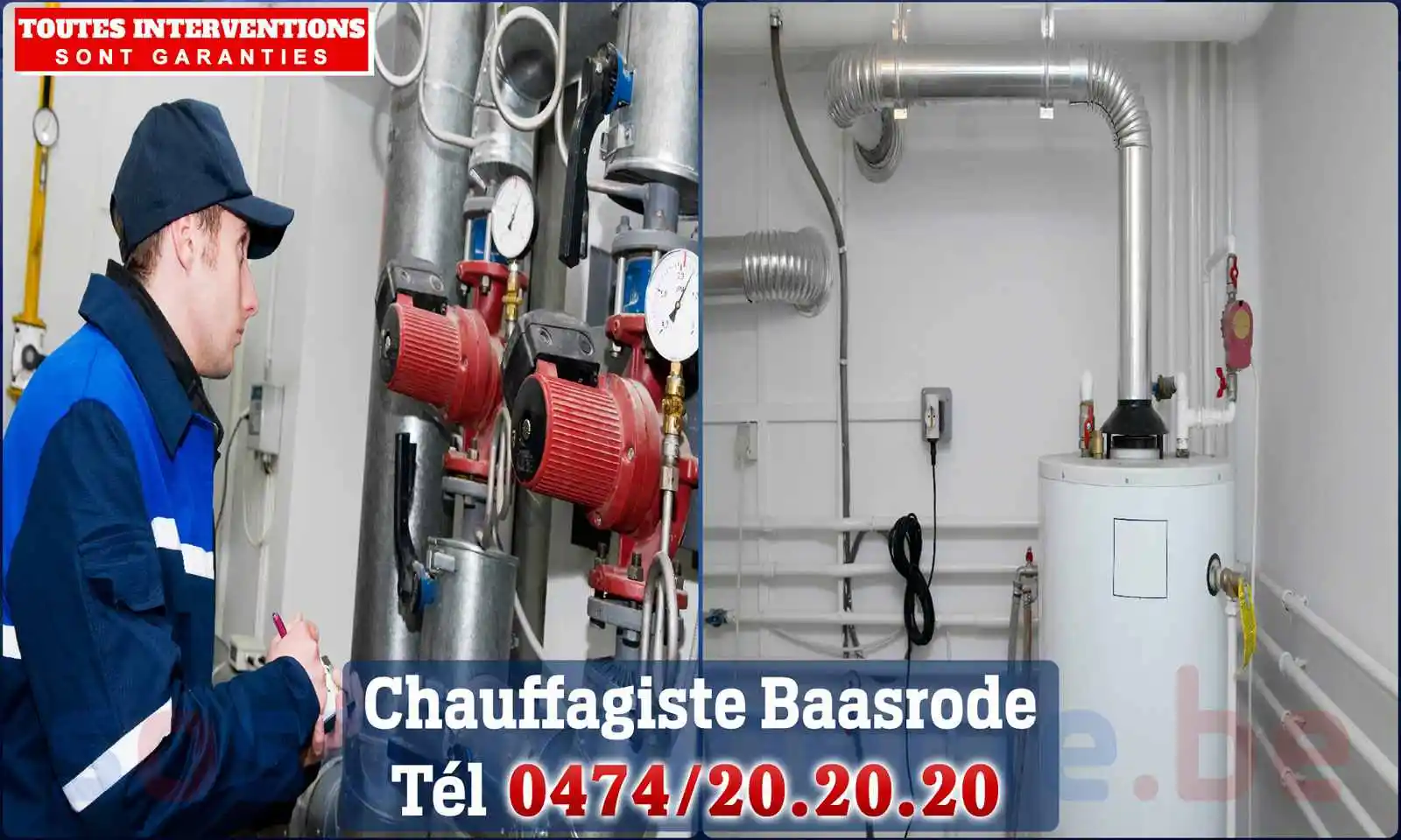 Chauffagiste agréé à Baasrode 9200