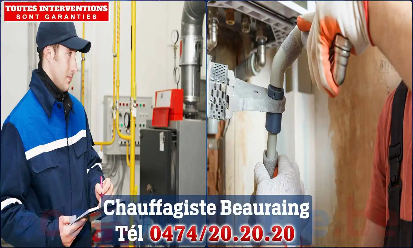 Chauffagiste agréé à Beauraing 5570