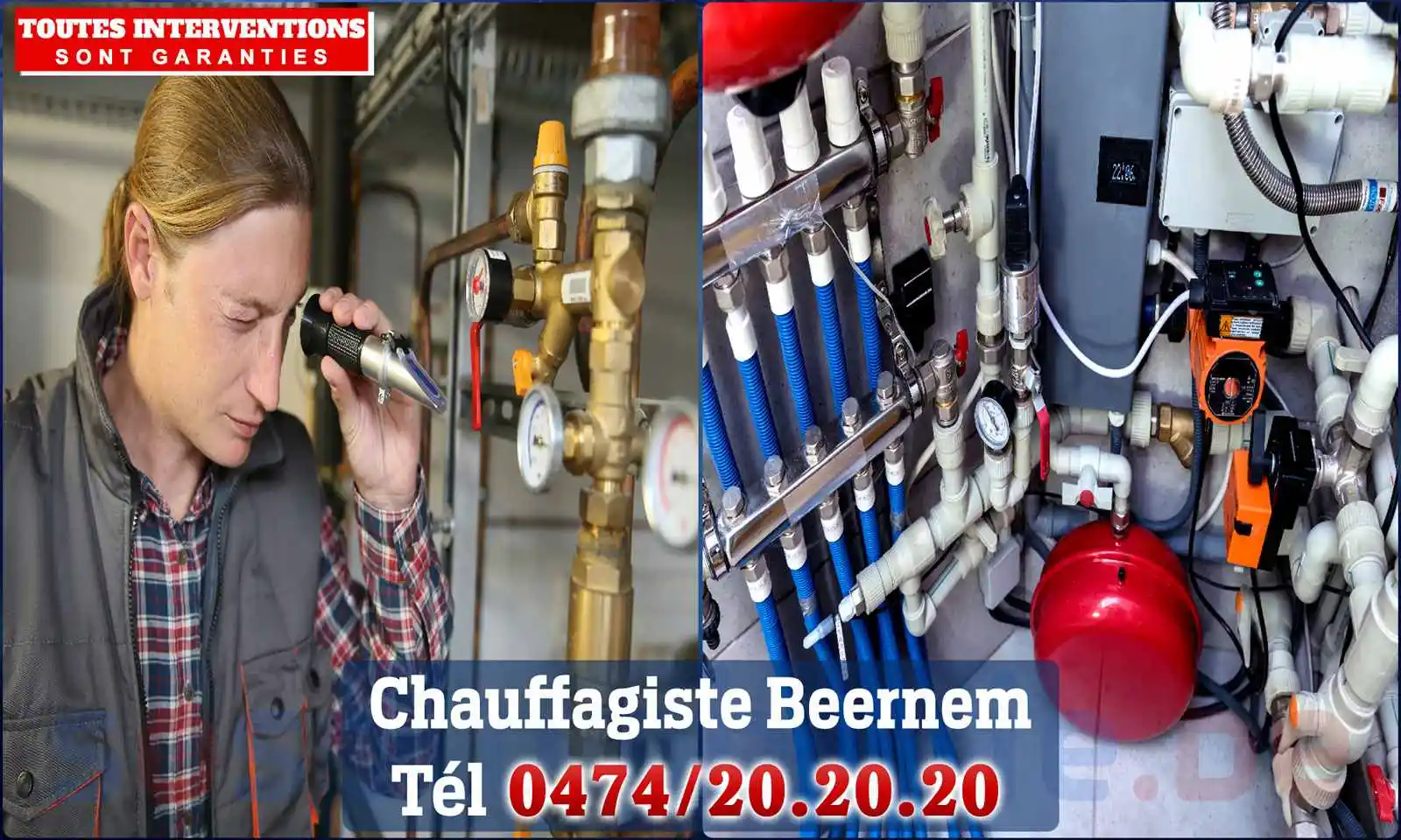 Chauffagiste agréé à Beernem 8730