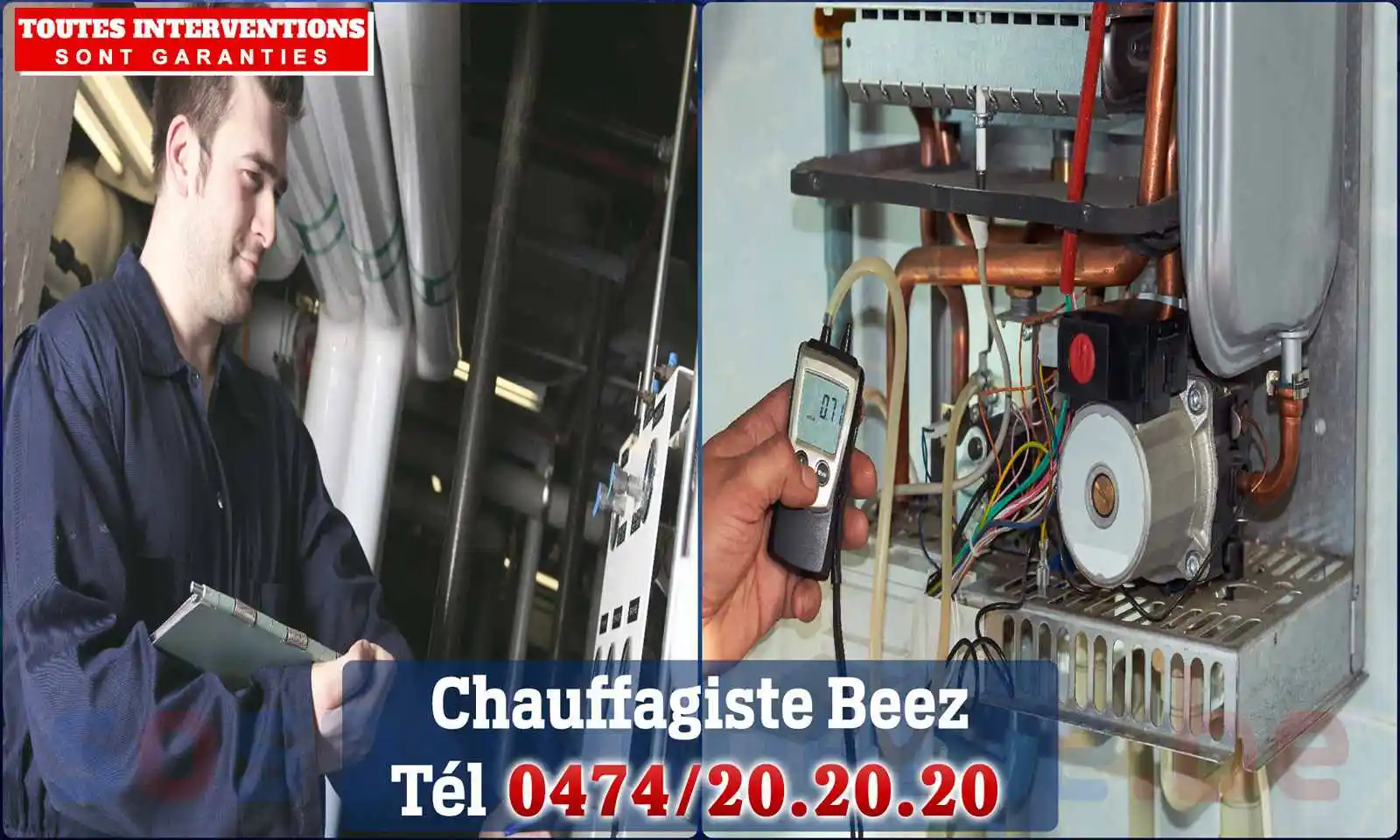 Chauffagiste agréé à Beez 5000
