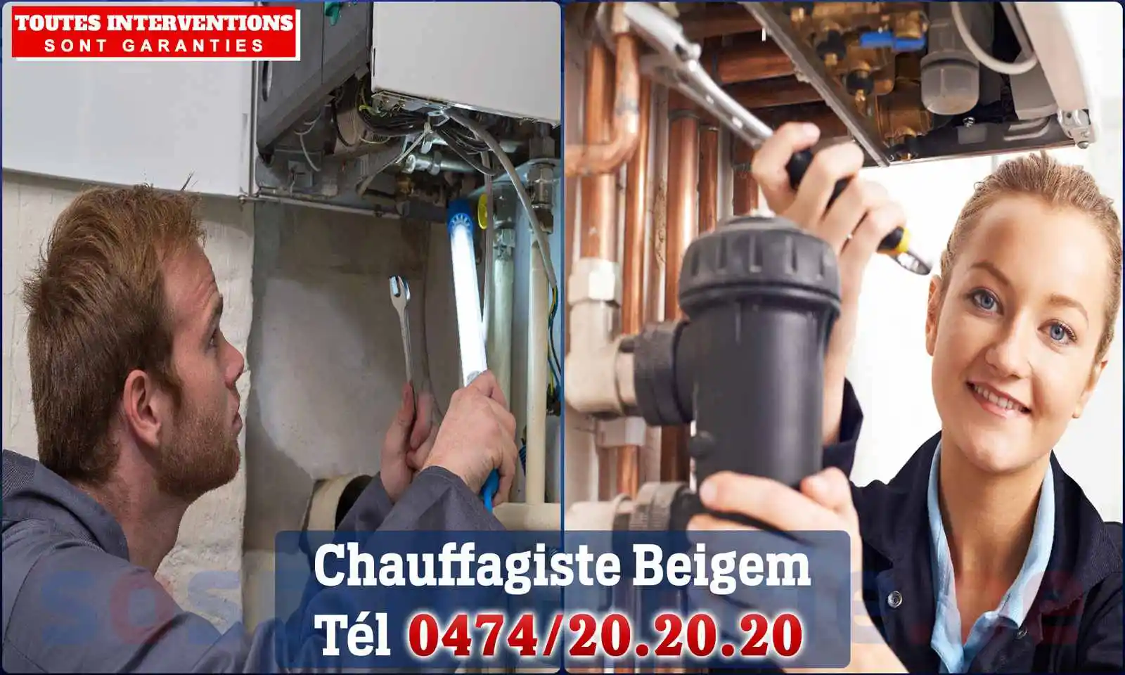 Chauffagiste agréé à Beigem 1852