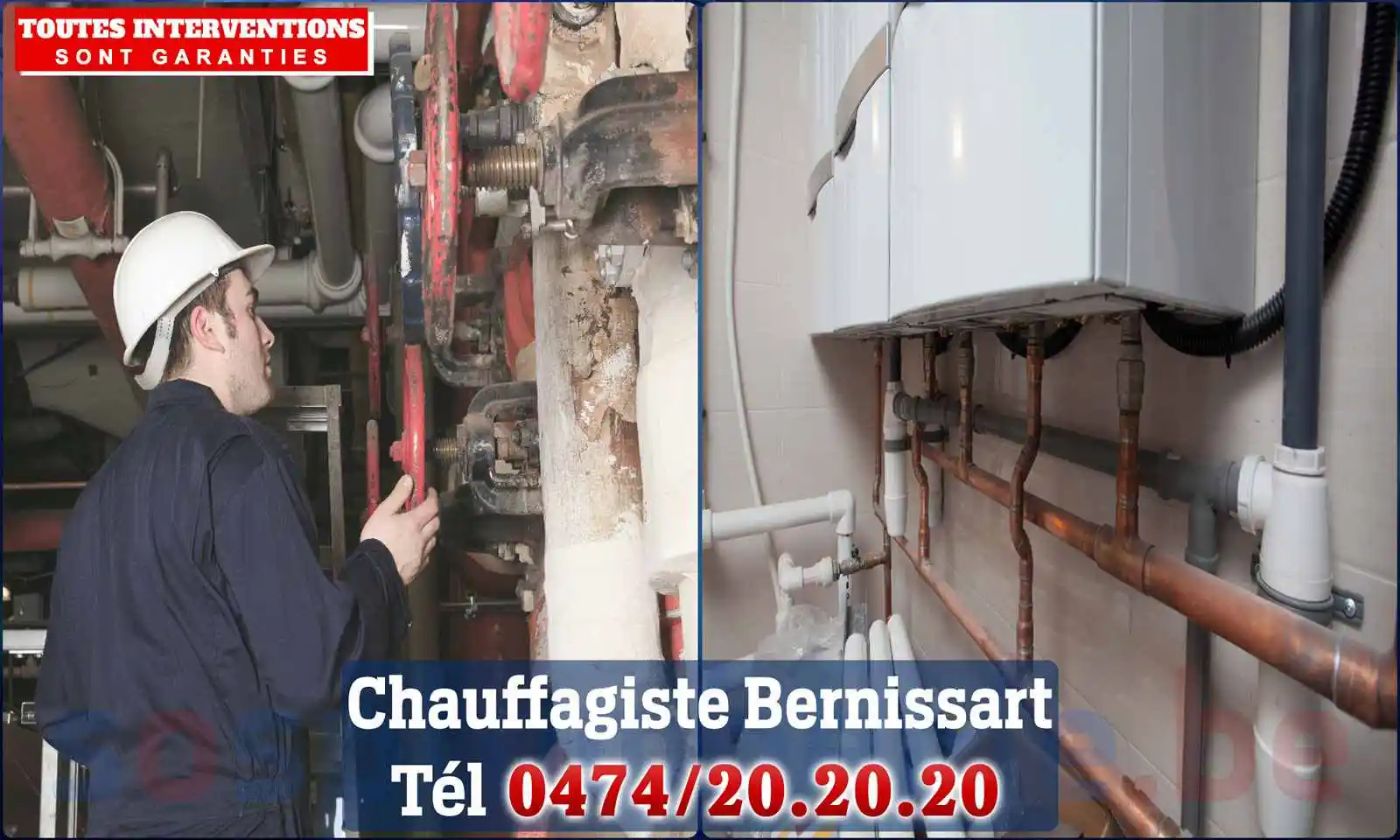 Chauffagiste agréé à Bernissart 7320