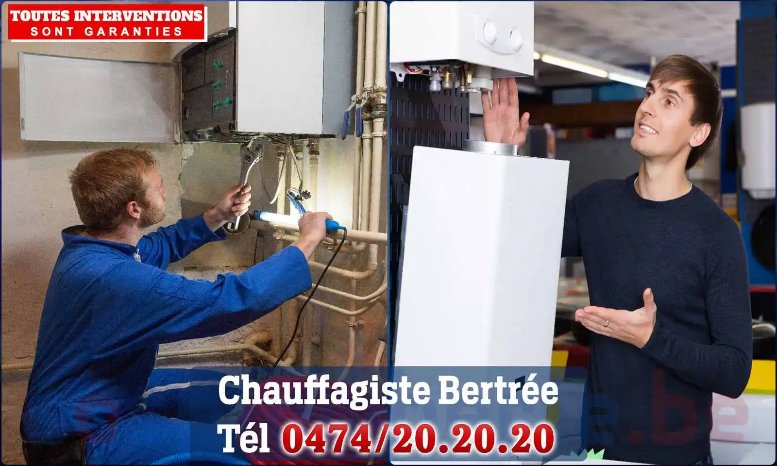 Chauffagiste agréé à Bertrée 4280