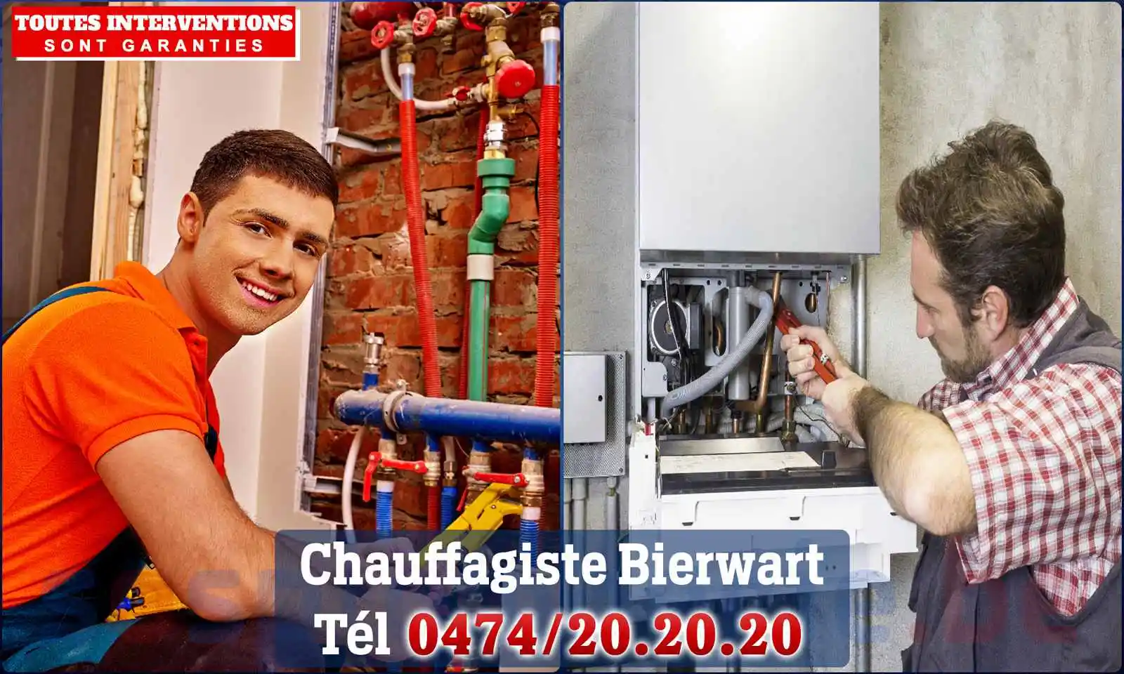 Chauffagiste agréé à Bierwart 5380