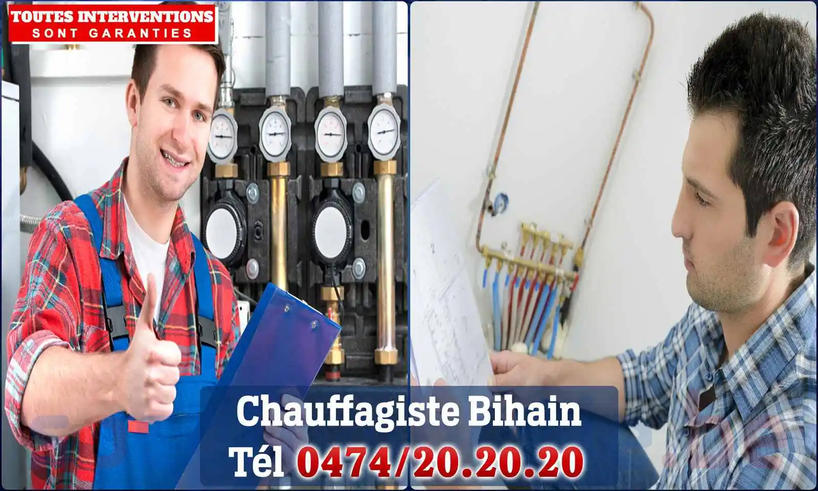 Chauffagiste agréé à Bihain 6690