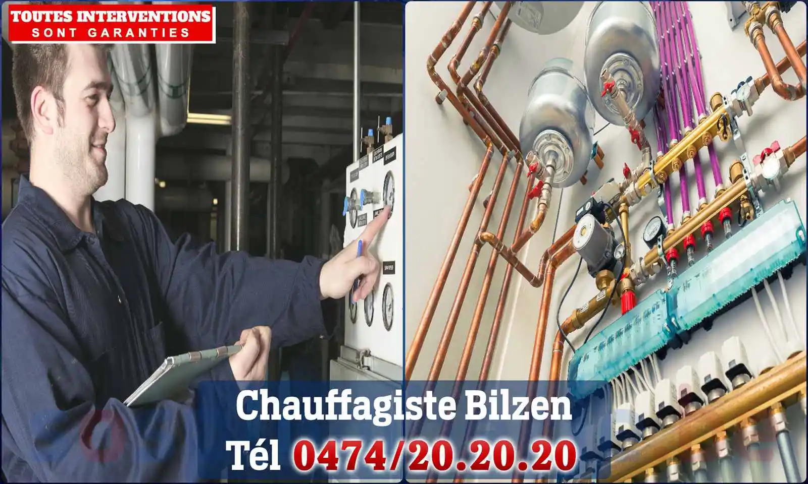 Chauffagiste agréé à Bilzen 3740