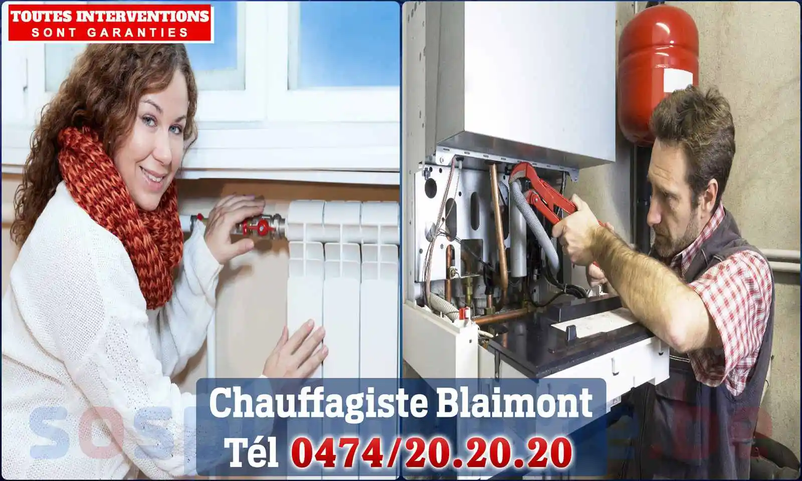 Chauffagiste agréé à Blaimont 5542