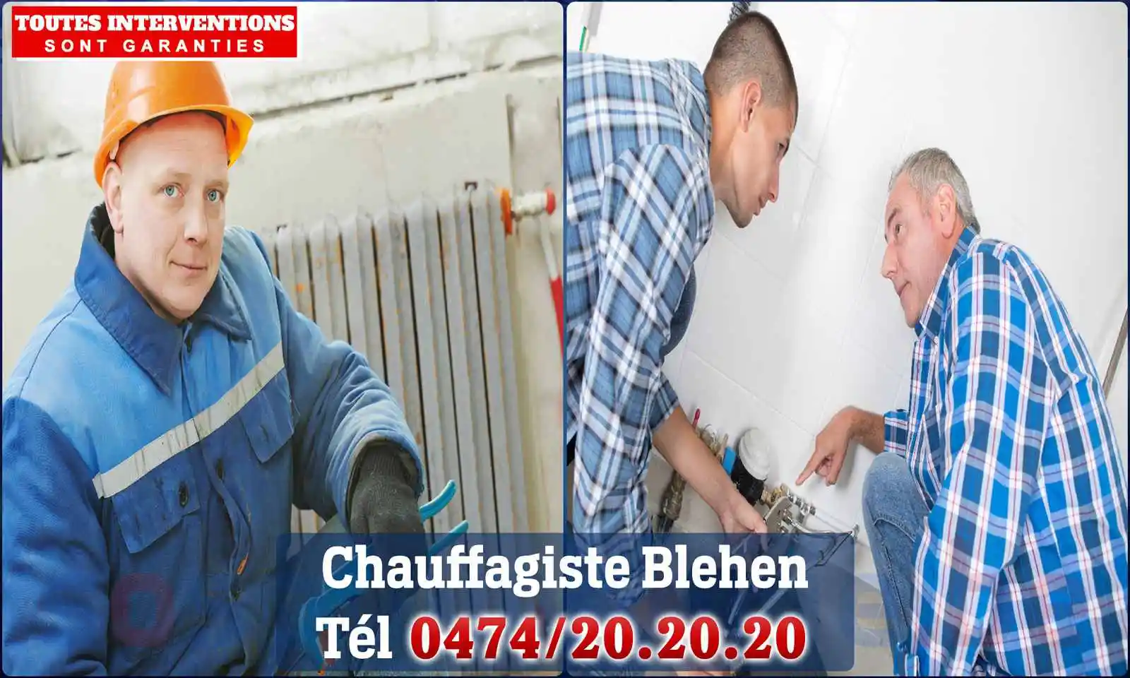 Chauffagiste agréé à Blehen 4280