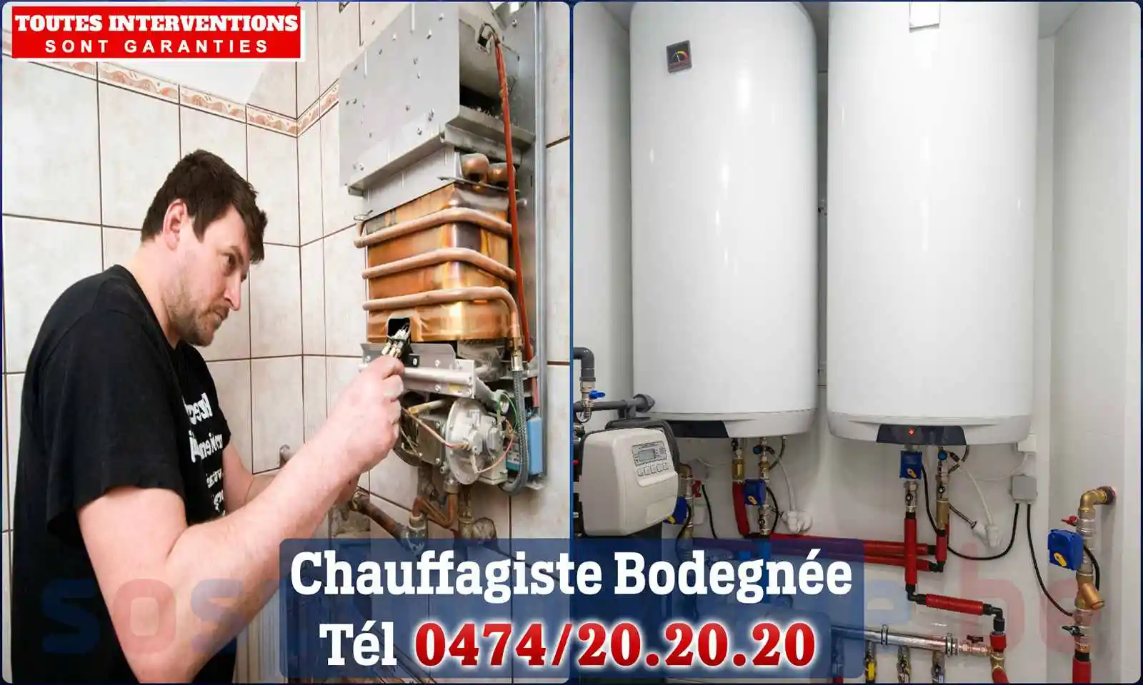 Chauffagiste agréé à Bodegnée 4537