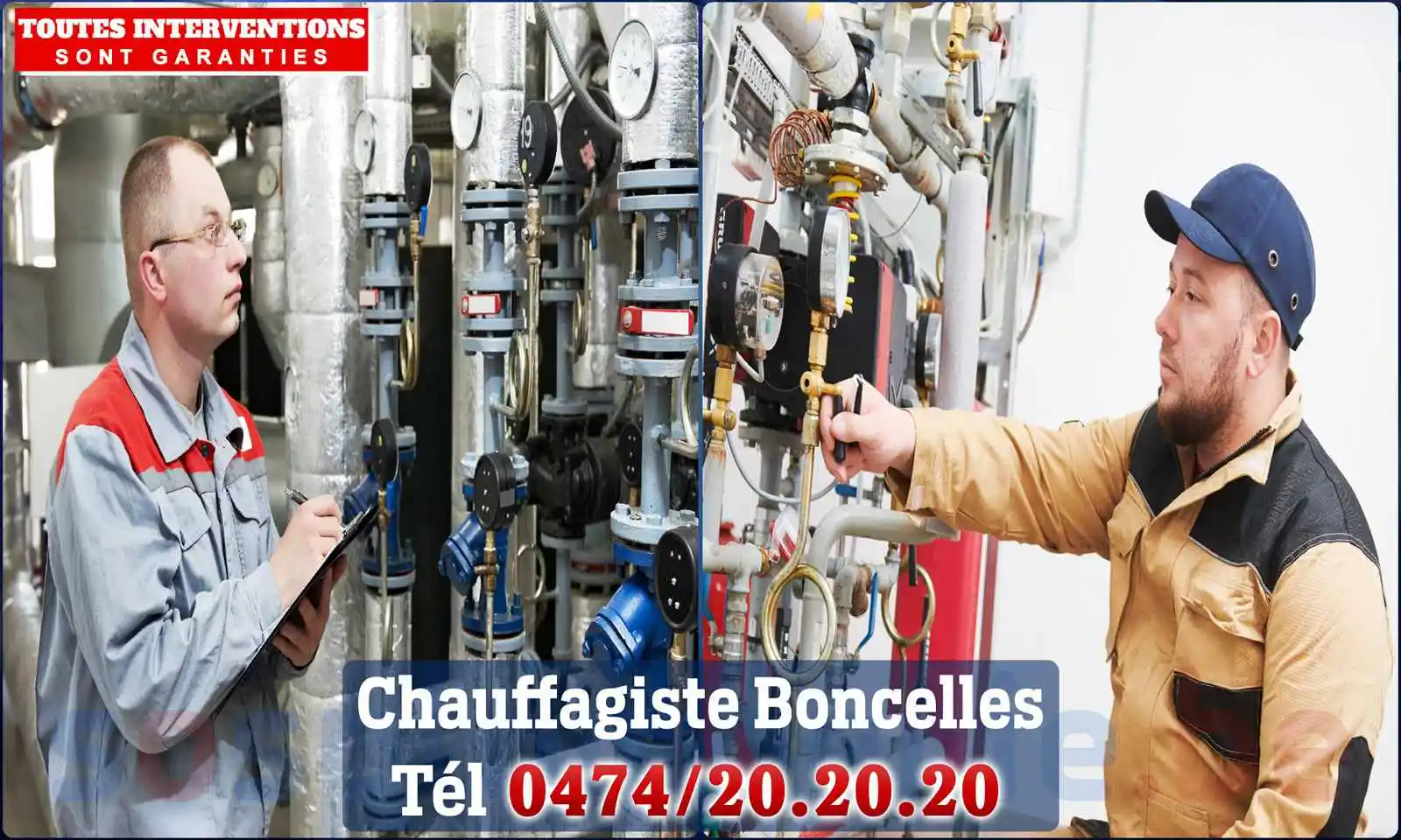 Chauffagiste agréé à Boncelles 4100