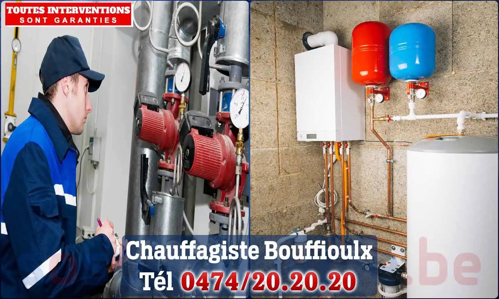 Chauffagiste agréé à Bouffioulx 6200