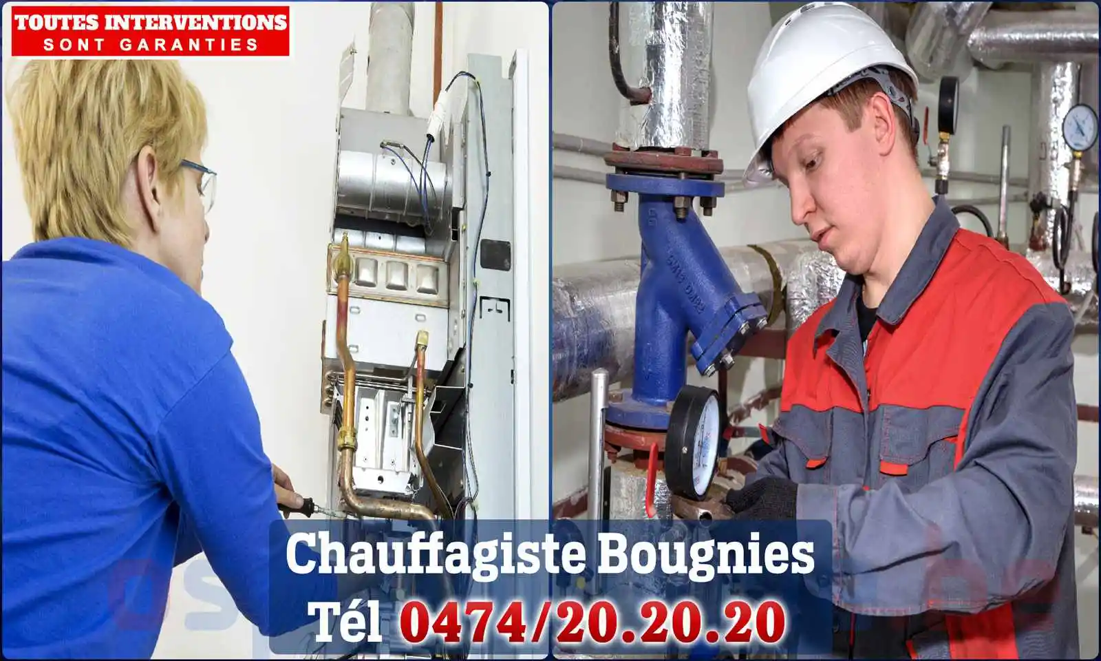 Chauffagiste agréé à Bougnies 7040