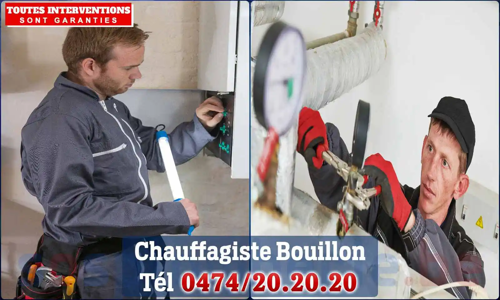Chauffagiste agréé à Bouillon 6830