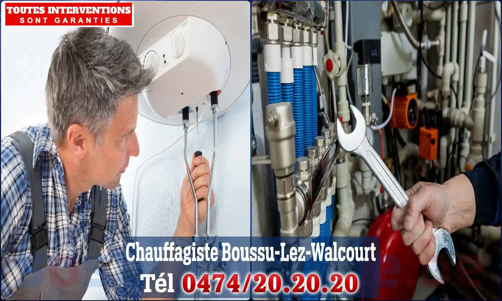 Chauffagiste agréé à Boussu-lez-Walcourt 6440