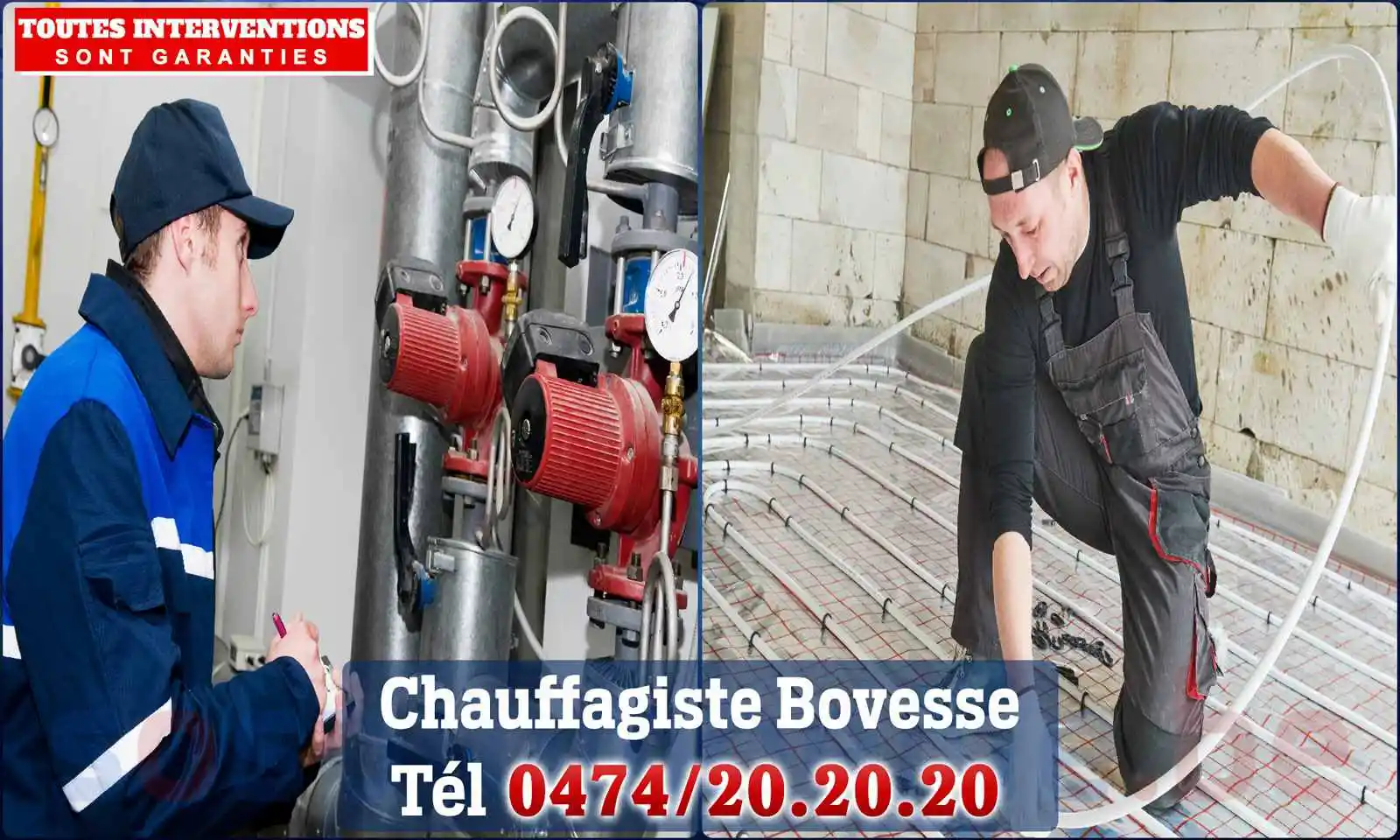 Chauffagiste agréé à Bovesse 5081