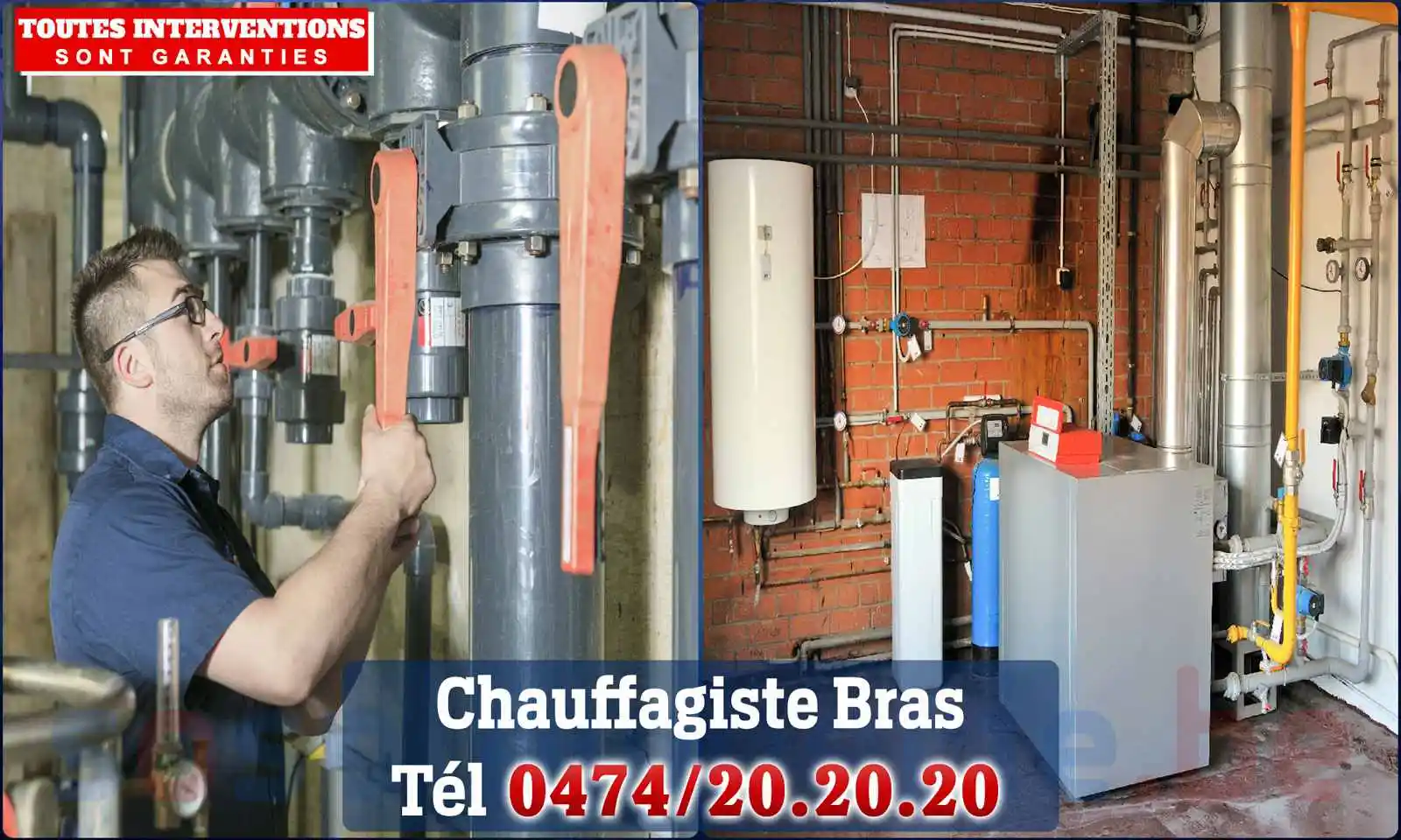 Chauffagiste agréé à Bras 6800