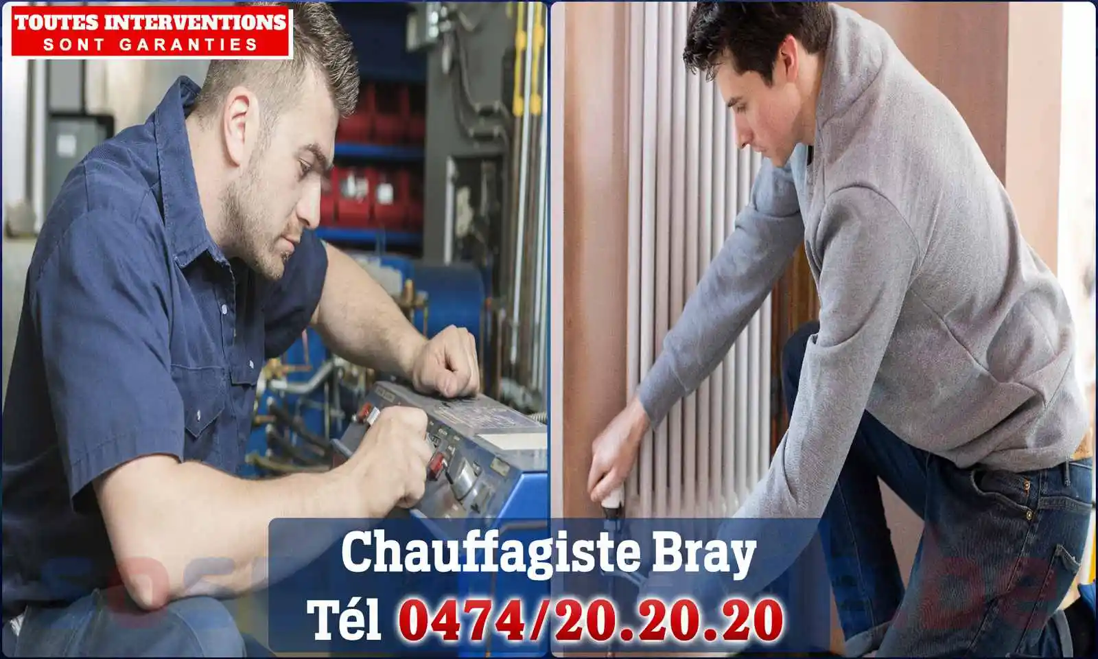 Chauffagiste agréé à Bray 7130