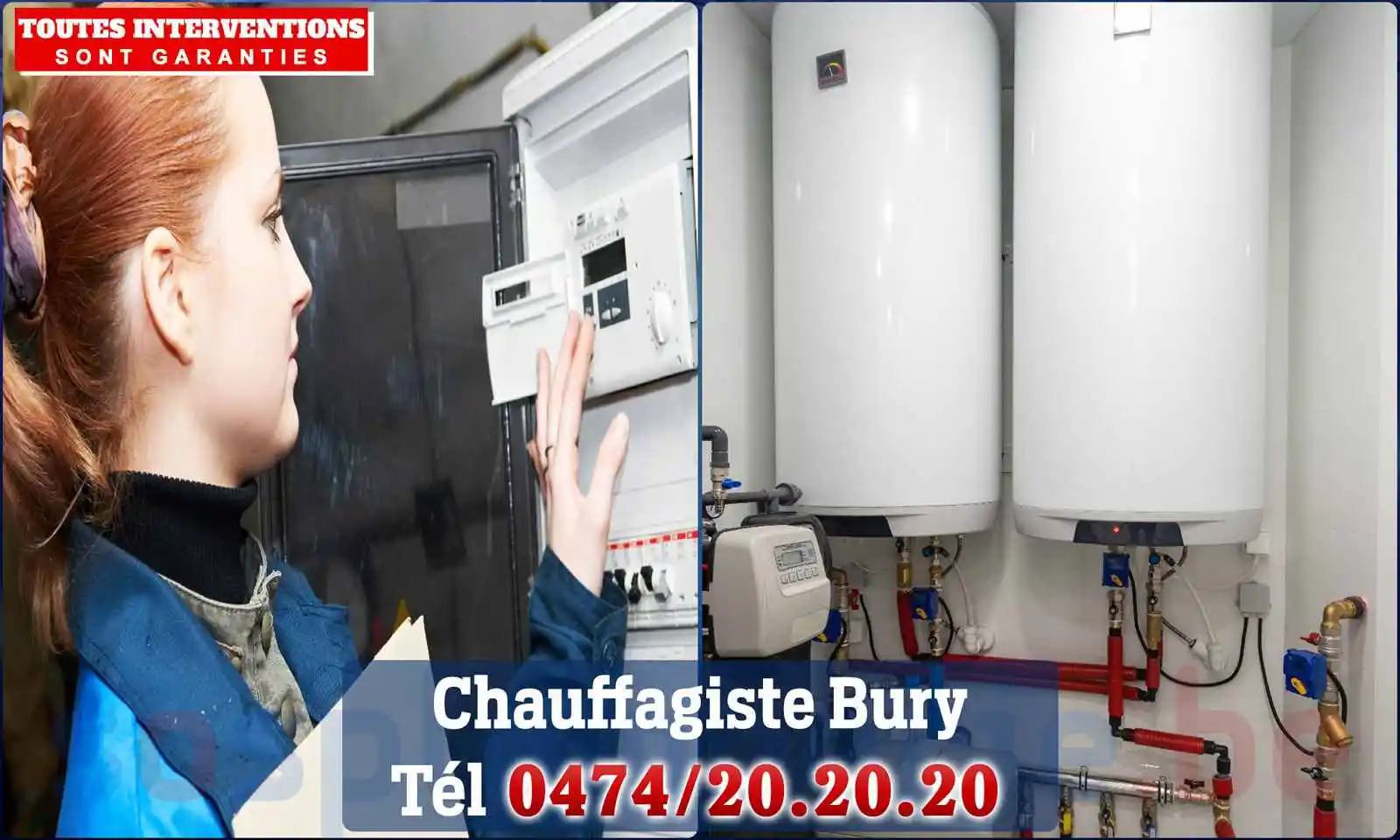 Chauffagiste agréé à Bury 7602
