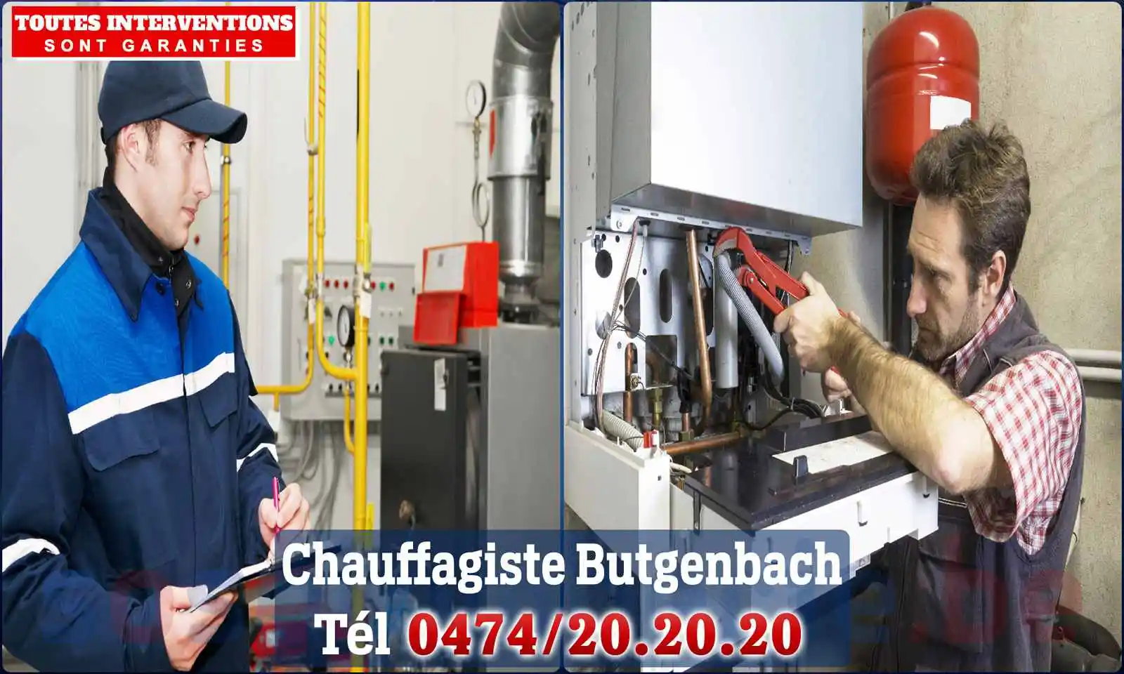 Chauffagiste agréé à Bütgenbach 4750