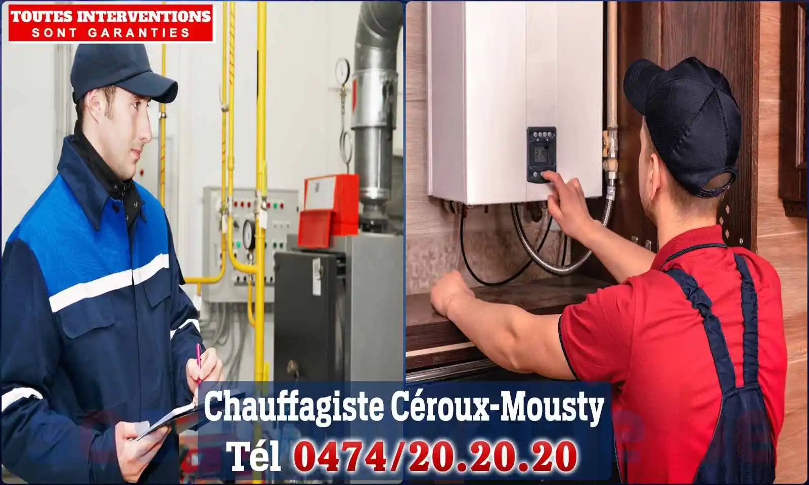 Chauffagiste agréé à Céroux-Mousty 1341