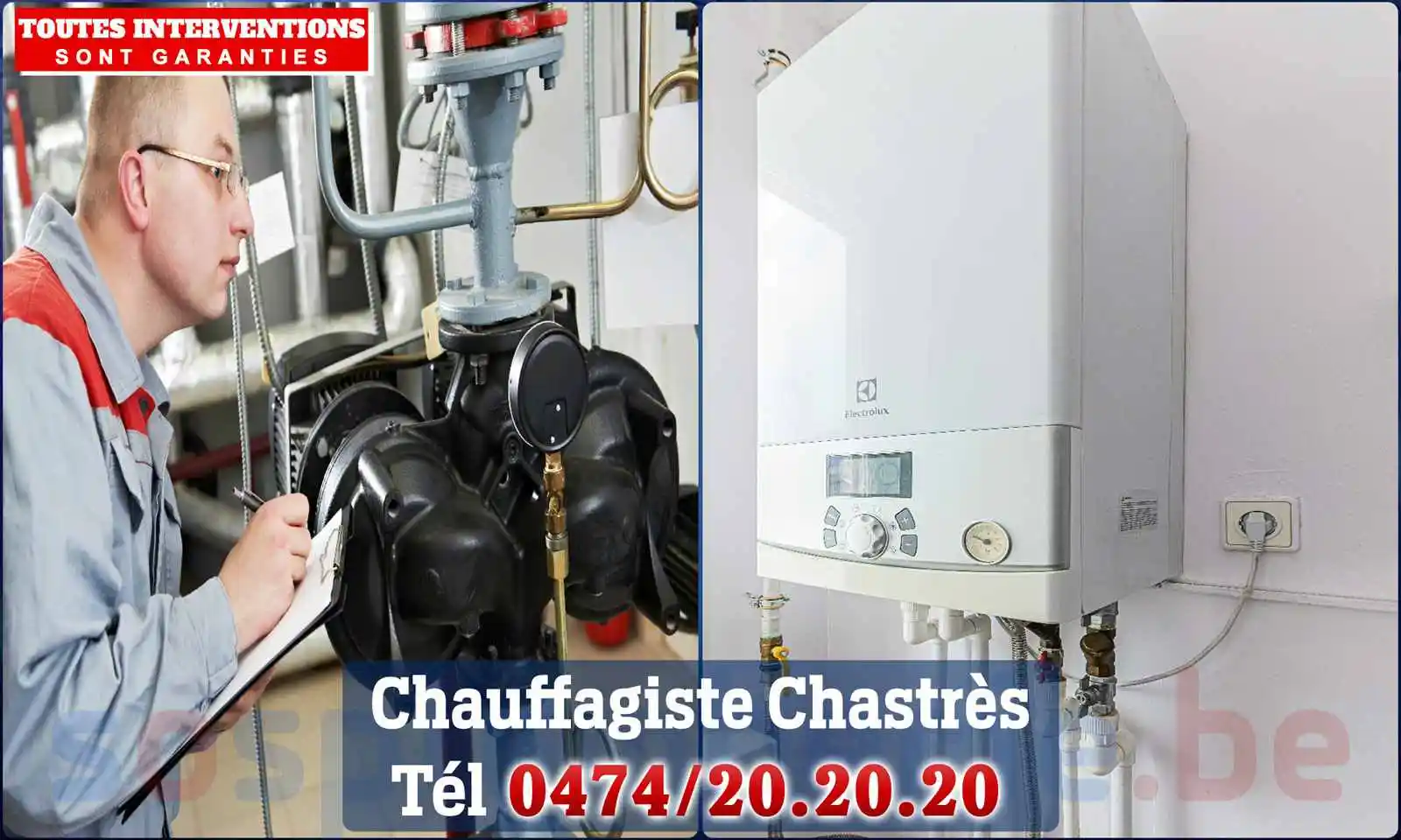Chauffagiste agréé à Chastrès 5650