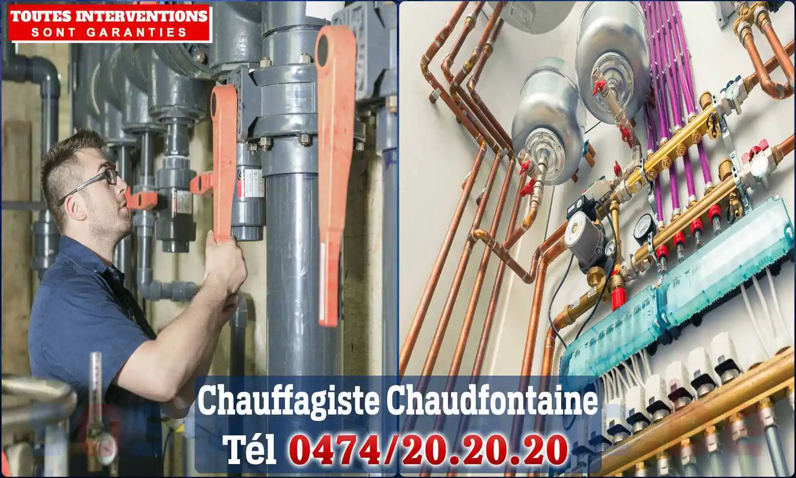 Chauffagiste agréé à Chaudfontaine 4050