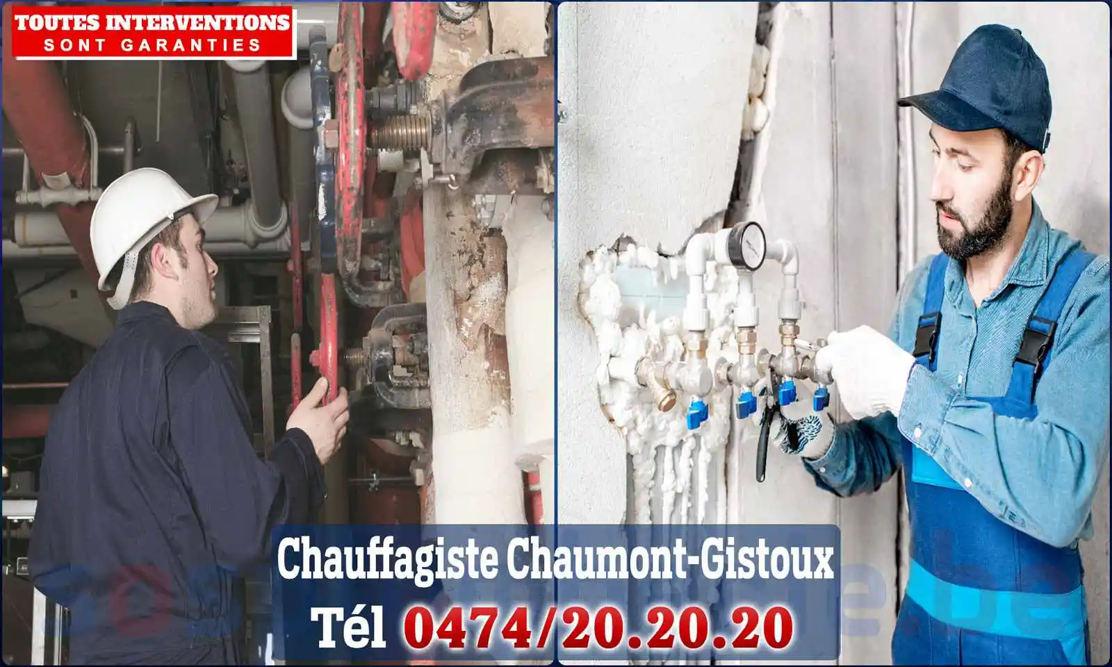 Chauffagiste agréé à Chaumont-Gistoux 1325