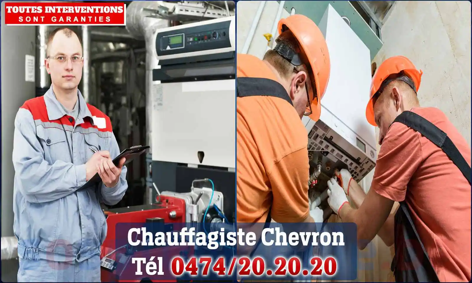 Chauffagiste agréé à Chevron 4987