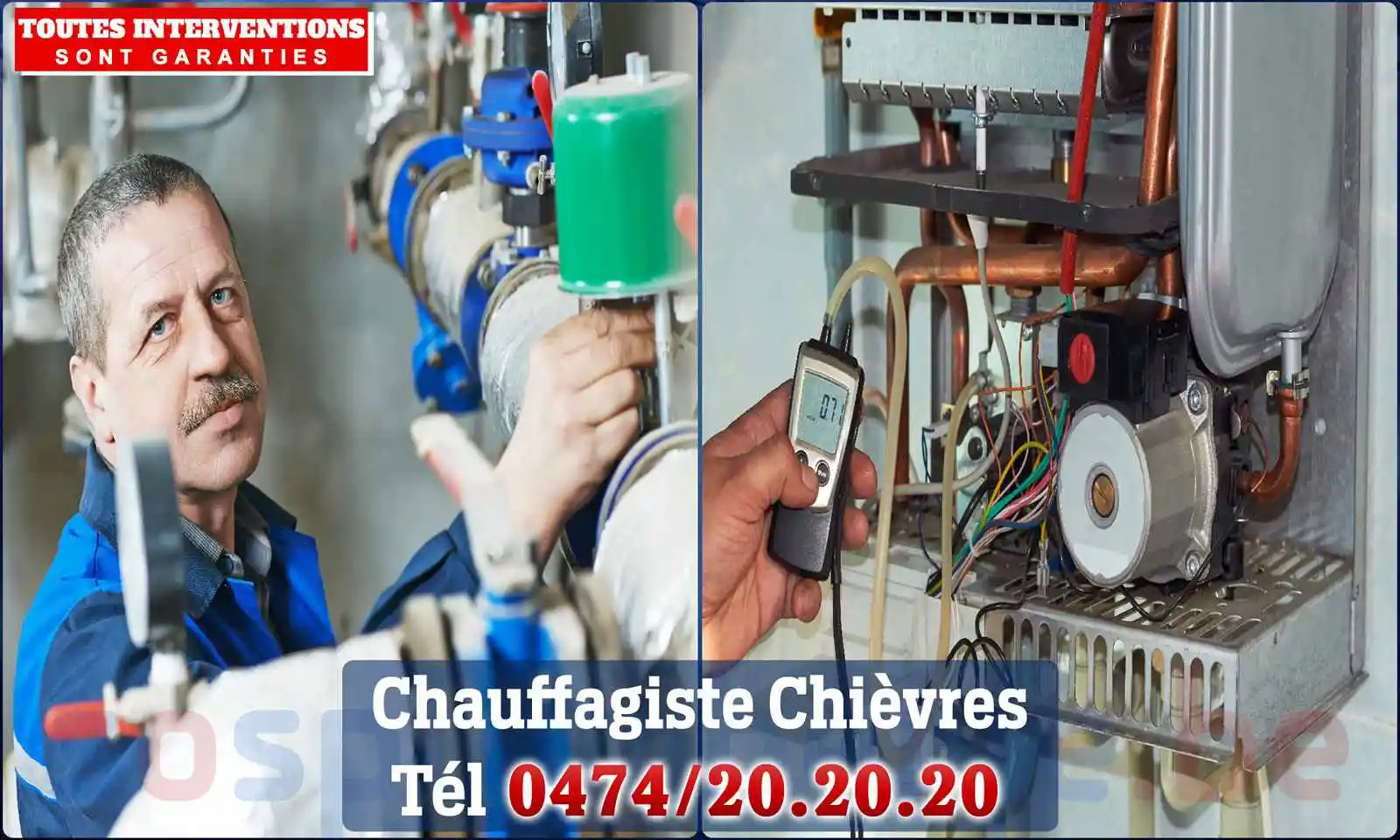 Chauffagiste agréé à Chièvres 7950