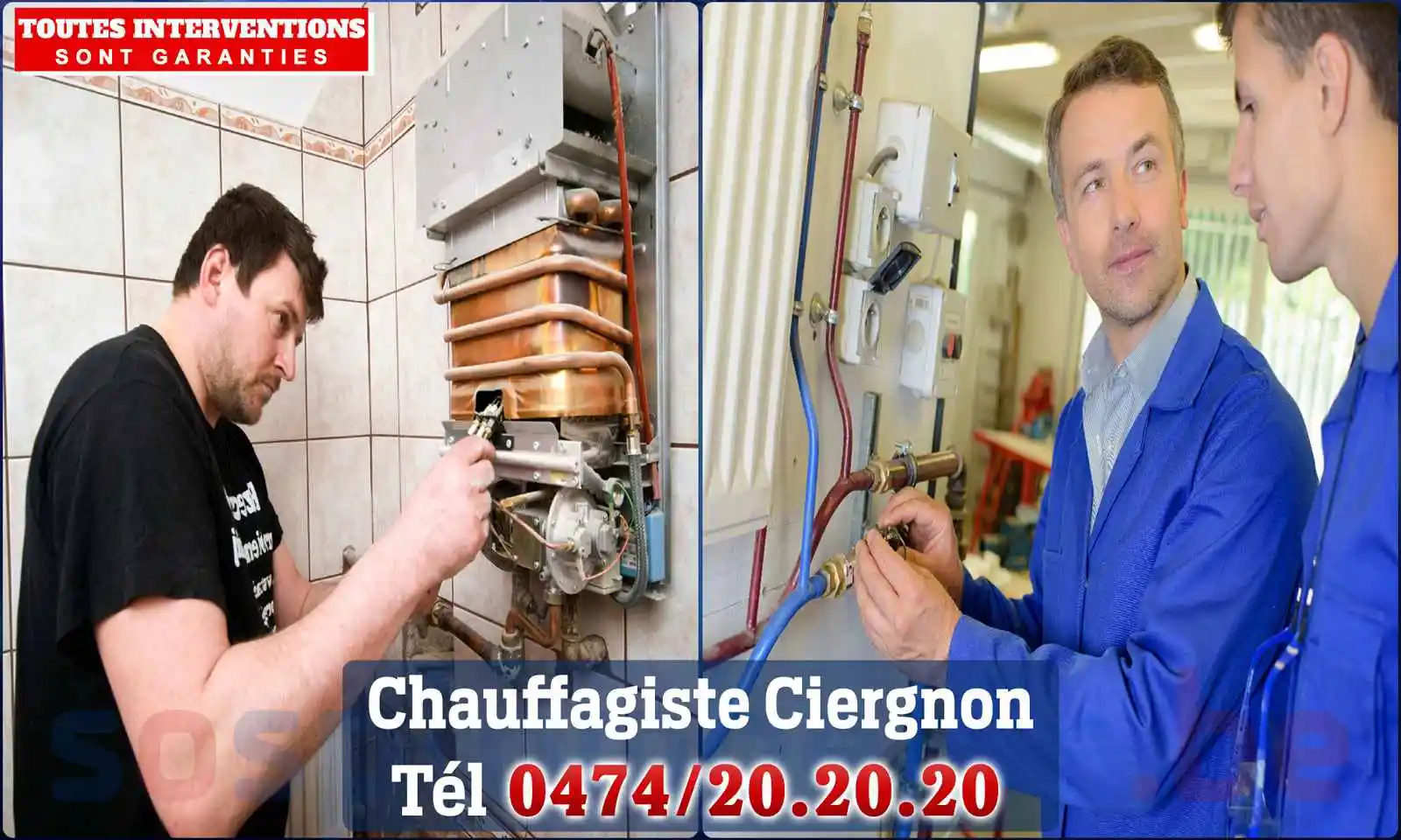 Chauffagiste agréé à Ciergnon 5560