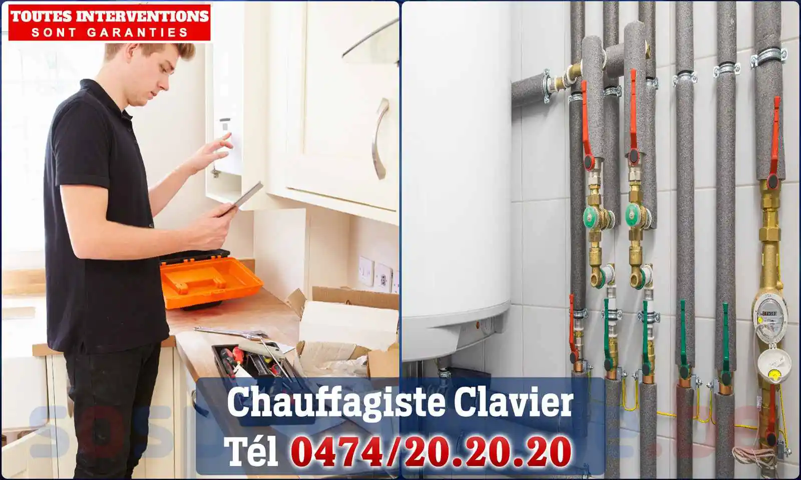 Chauffagiste agréé à Clavier 4560